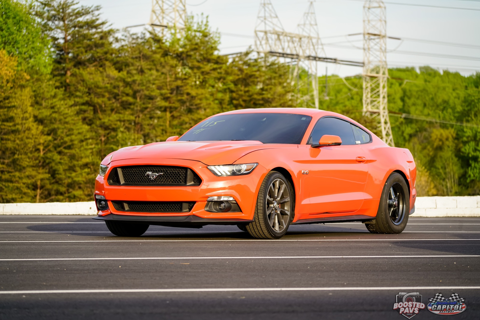 Comp Orange 2015 Ford Mustang Gt