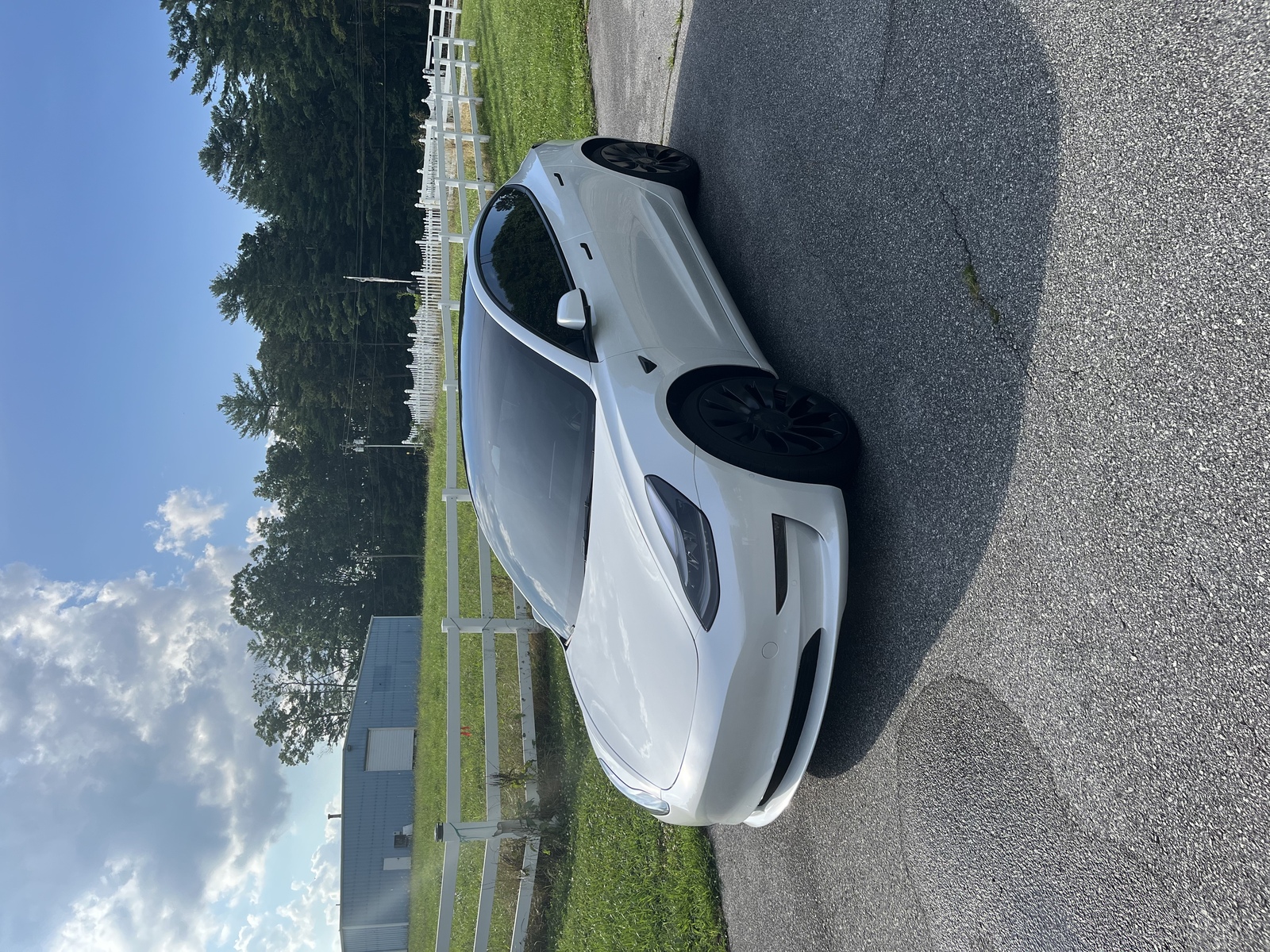 White 2022 Tesla Model 3 Performance 