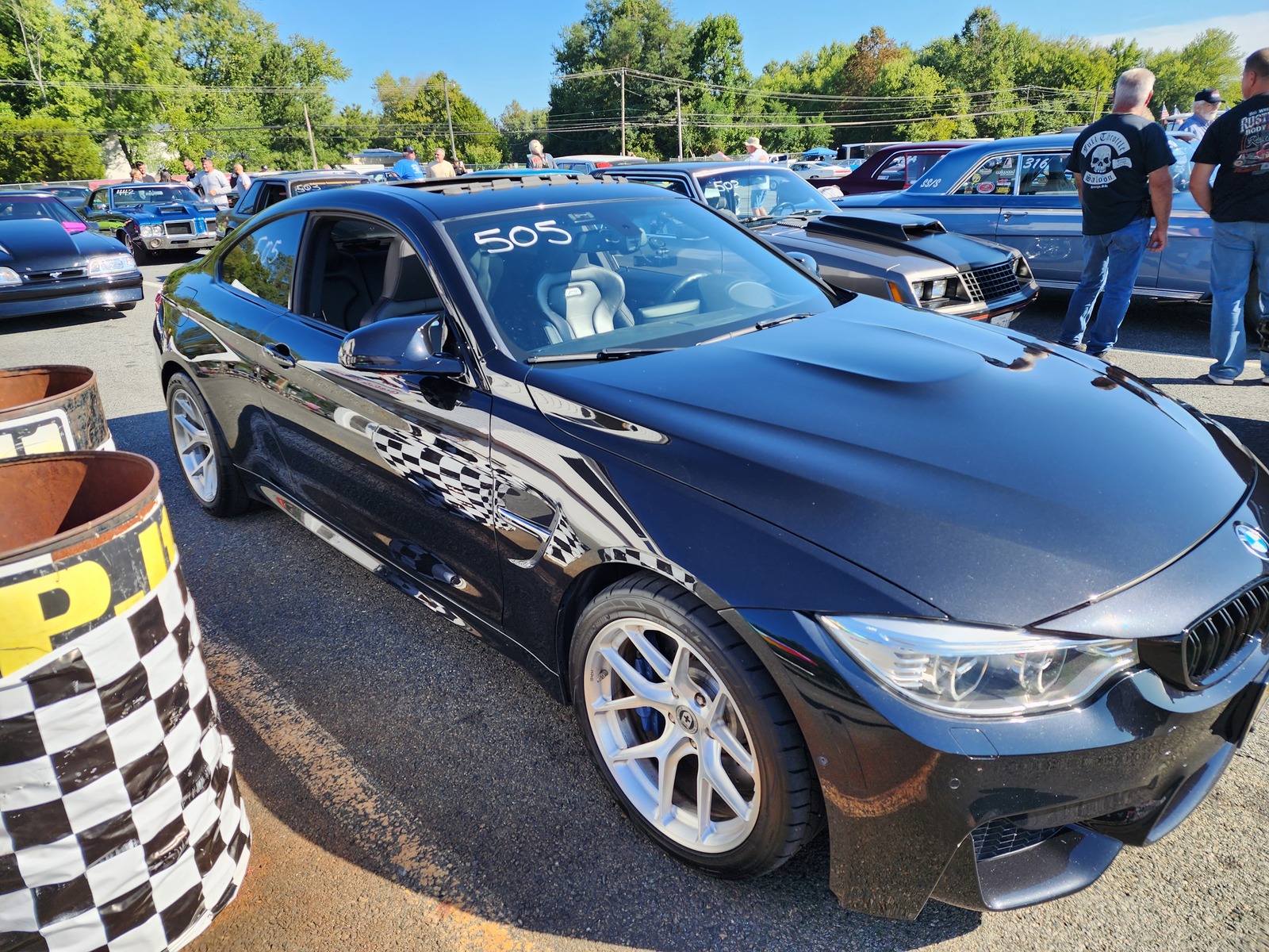 Black 2015 BMW M4 