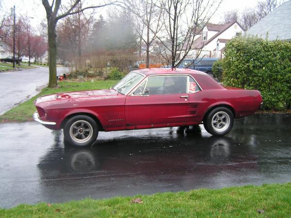 Rust 1967 Ford Mustang Hardtop