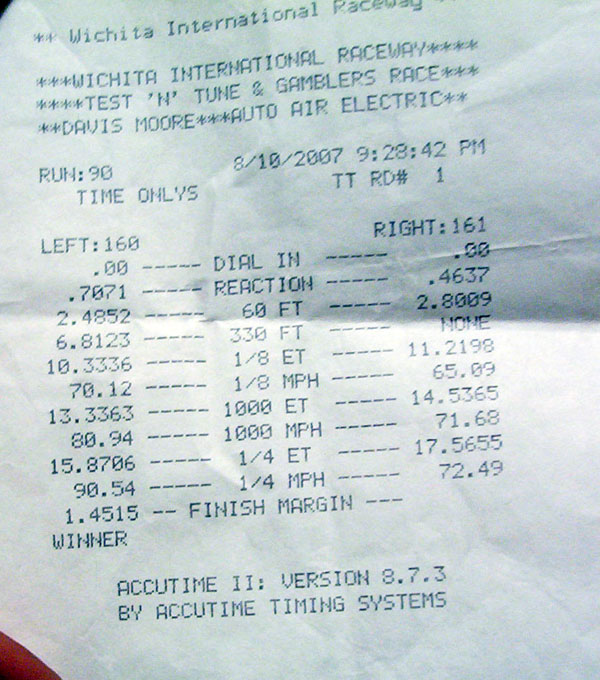 1994  Acura Integra GSR Timeslip Scan