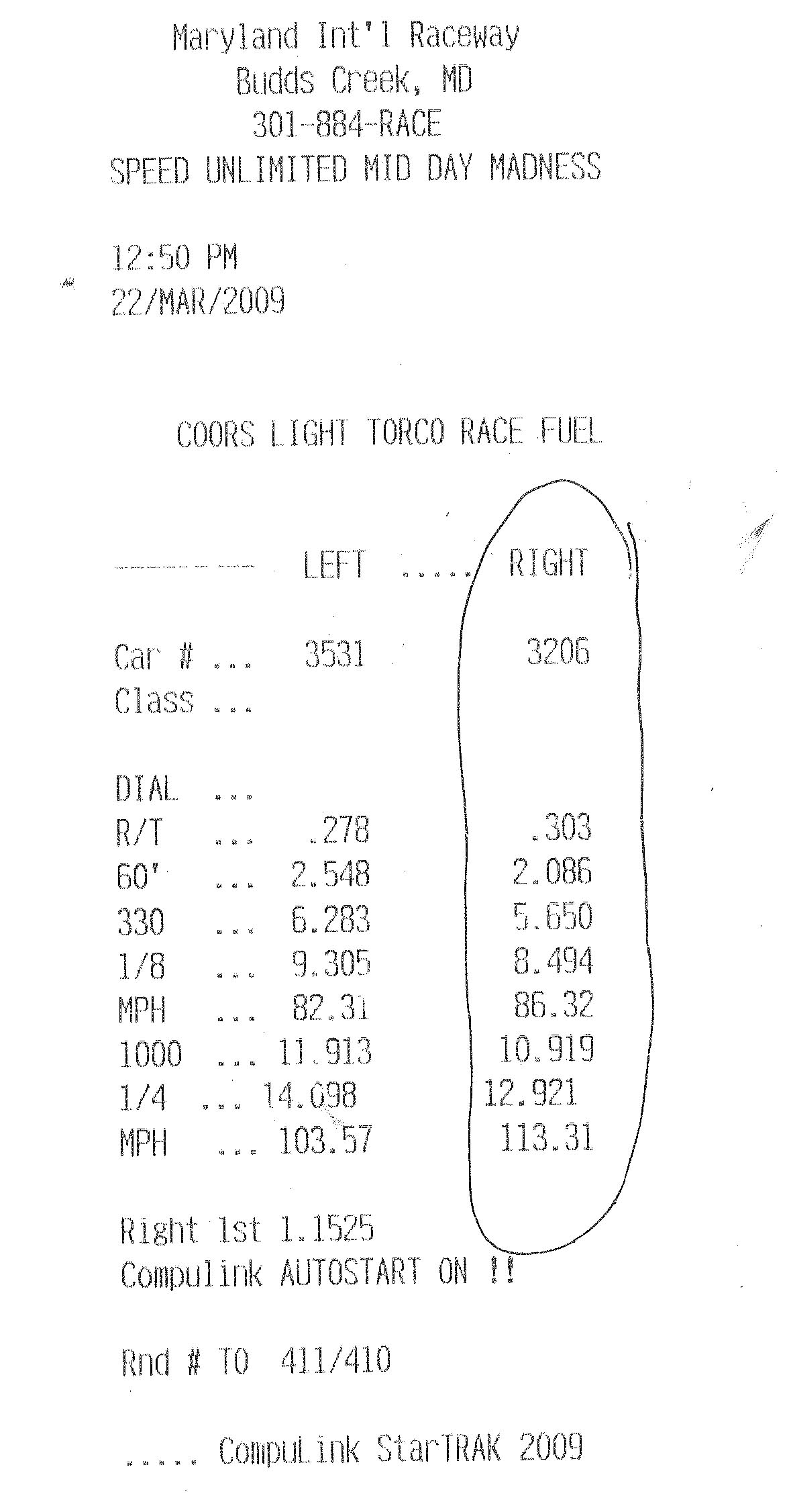 1996  Saab 900 SE Timeslip Scan