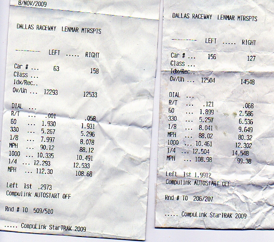 2006  Ford Mustang GT Timeslip Scan