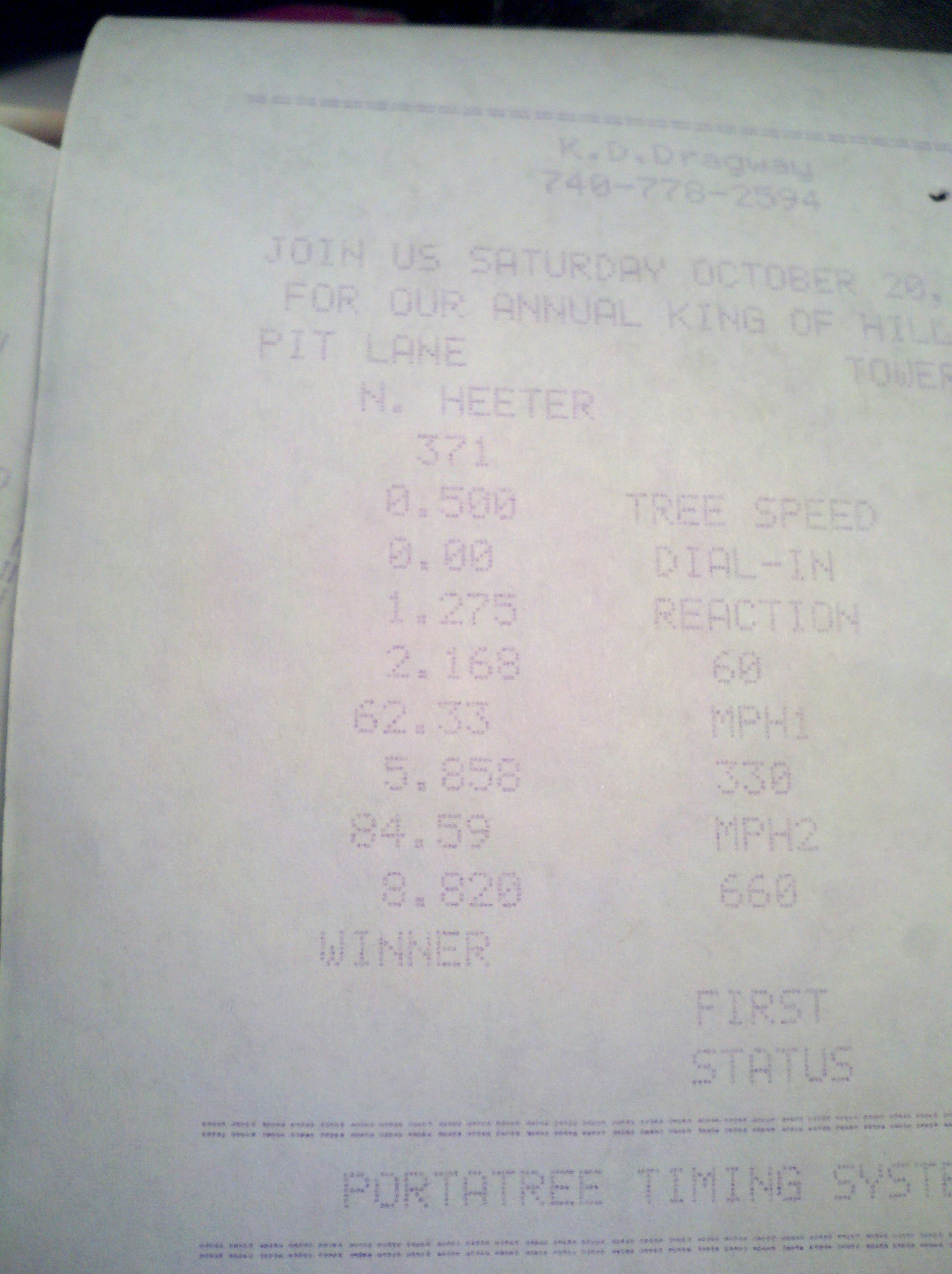 1995 Opal Frost Ford Mustang GT Timeslip Scan