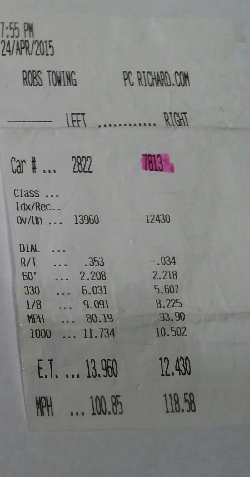 1990 Black Nissan 300ZX 6.0 LS swapped Timeslip Scan