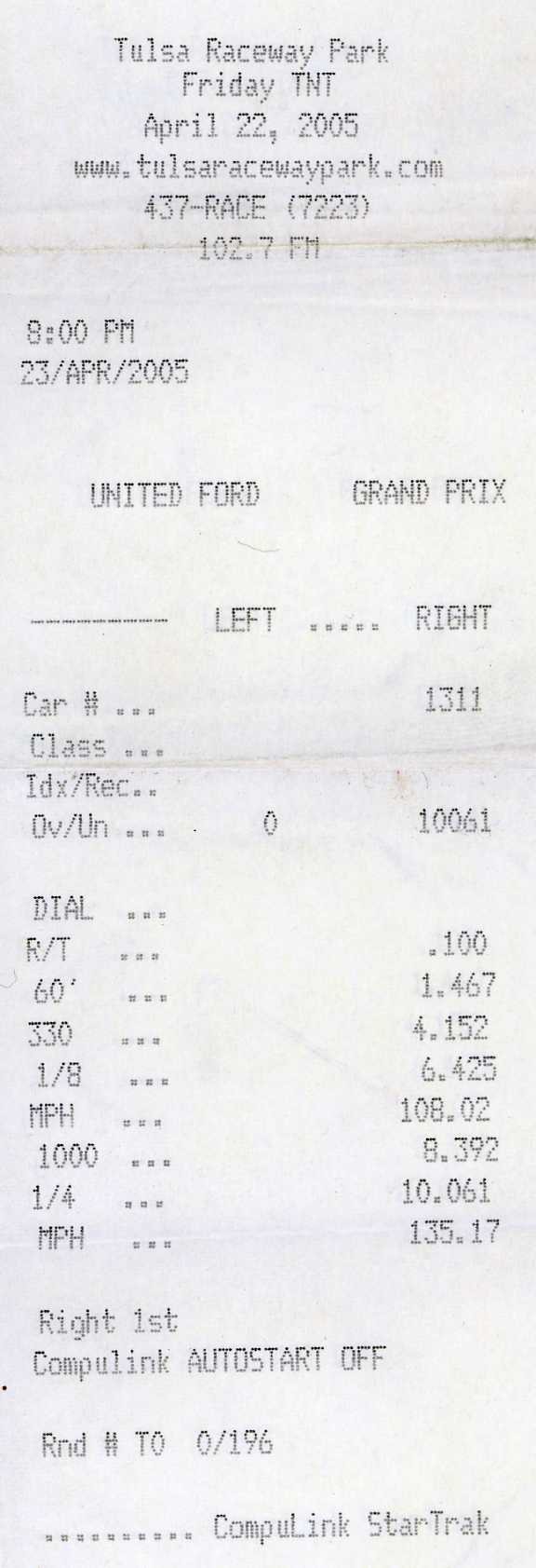 1964  Plymouth Belvedere 426 Max Wedge Timeslip Scan