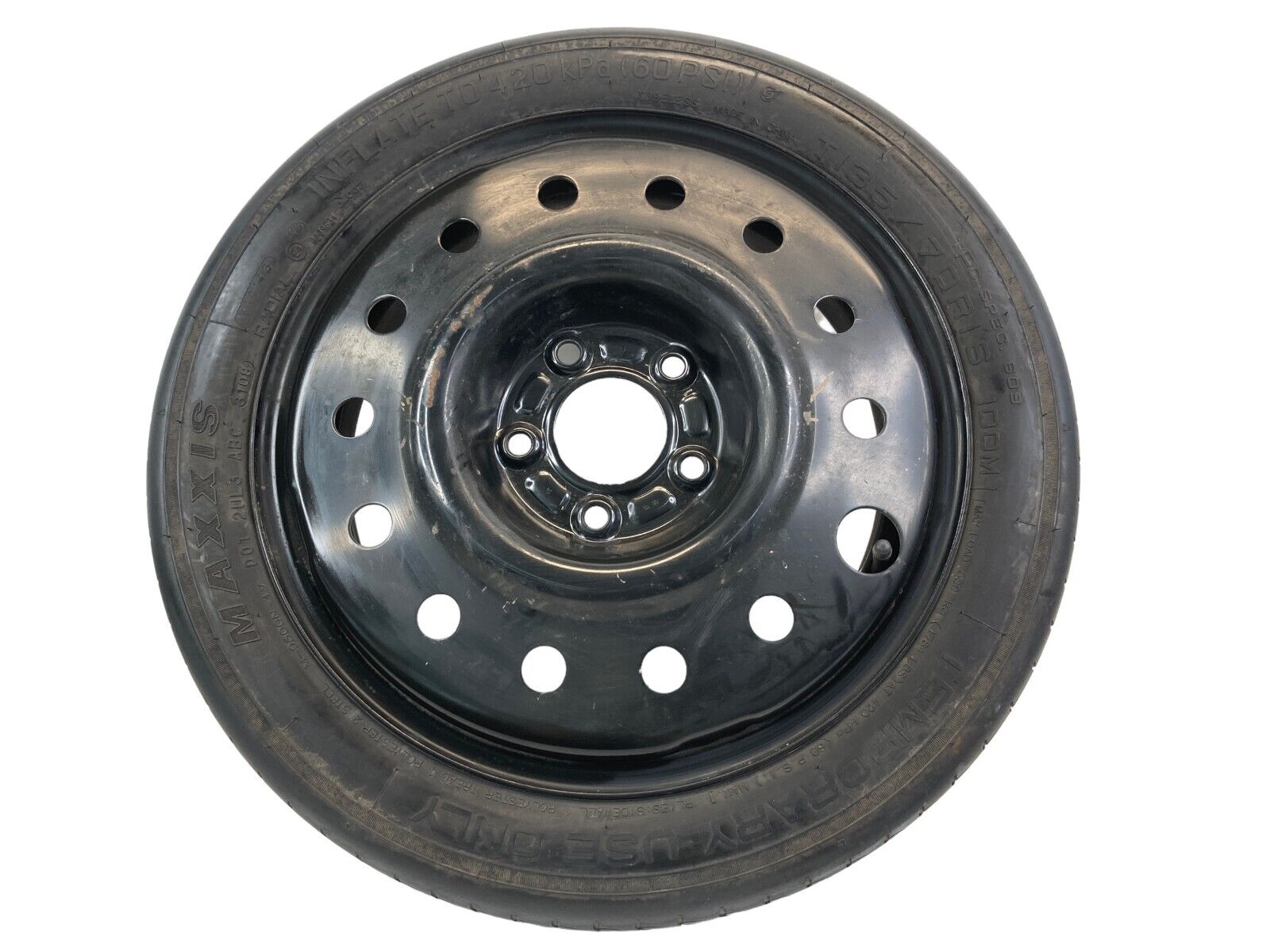 2002-2010 Saturn Vue Emergency Spare Tire Wheel Compact T135/70 R16  E4-0229634