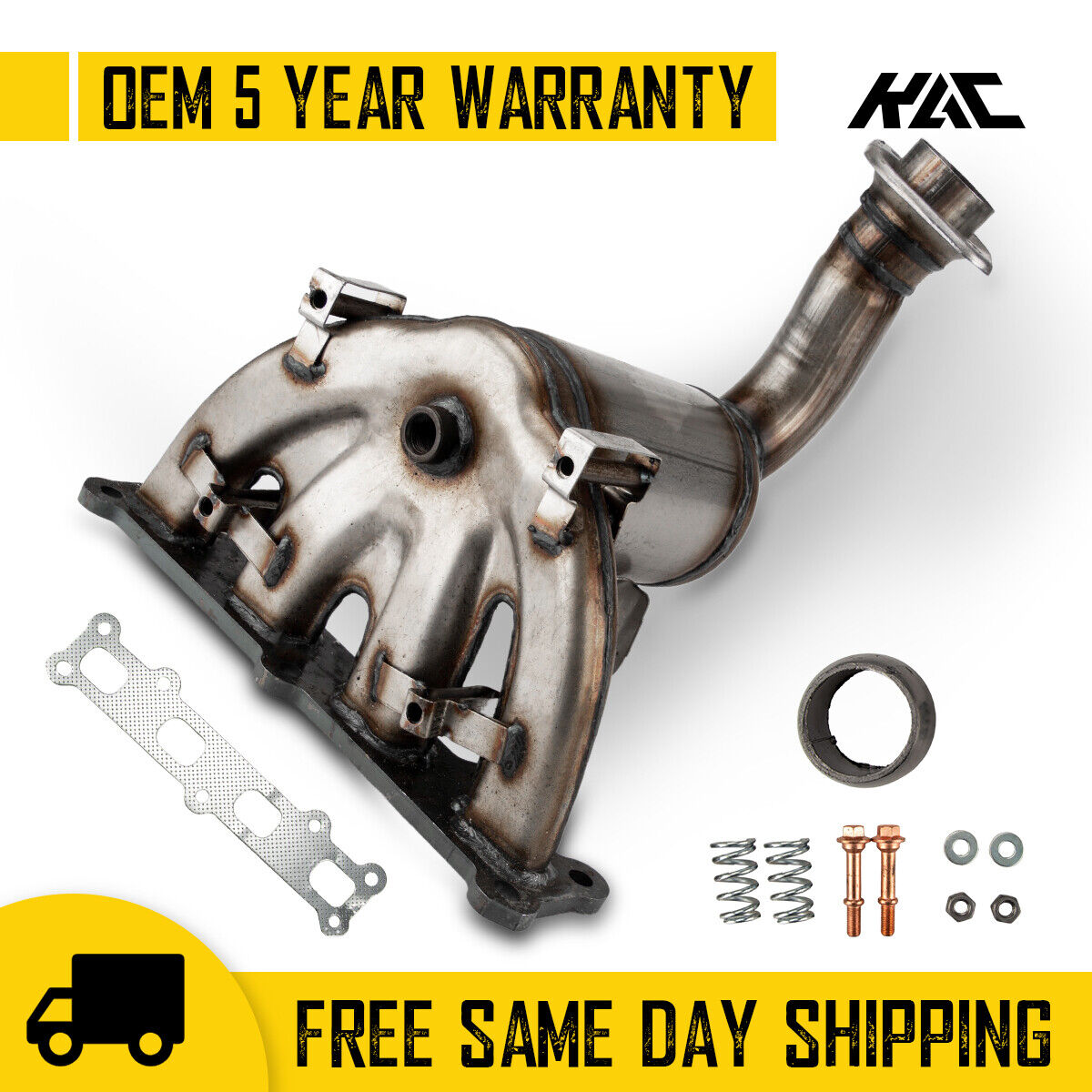 Catalytic Converter Exhaust Manifold For 2007-2008 Dodge Caliber 2.4L AWD Only