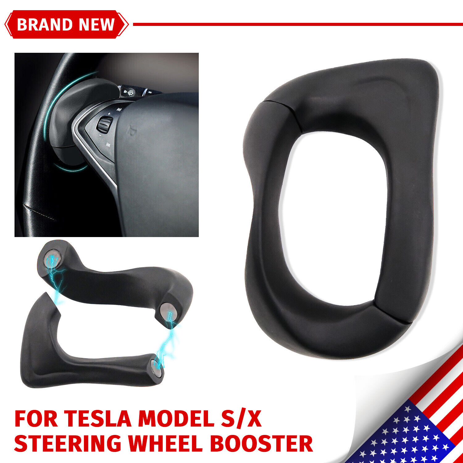 Steering Wheel Booster Weight Accessories Counterweight Ring for Tesla Model S X