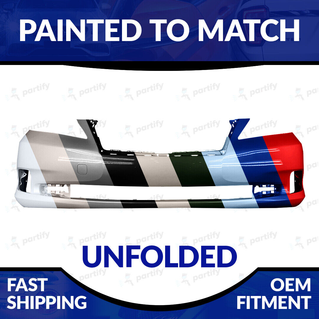 NEW Paint To Match 2010-2012 Lexus ES350 Unfolded Front Bumper W/O Sensor Holes