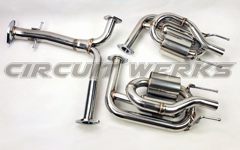 Lexus ISF 2008-2014 Axle Back Mufflered Exhaust System Circuit Werks IS-F