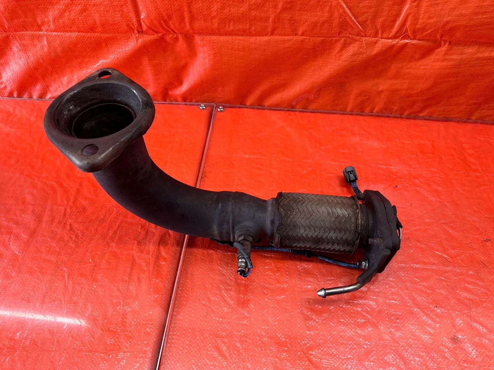 06-08 ACURA TSX K24A2 AUTOMATIC ONLY - EXHAUST MANIFOLD HEADER DOWN PIPE OEM 196