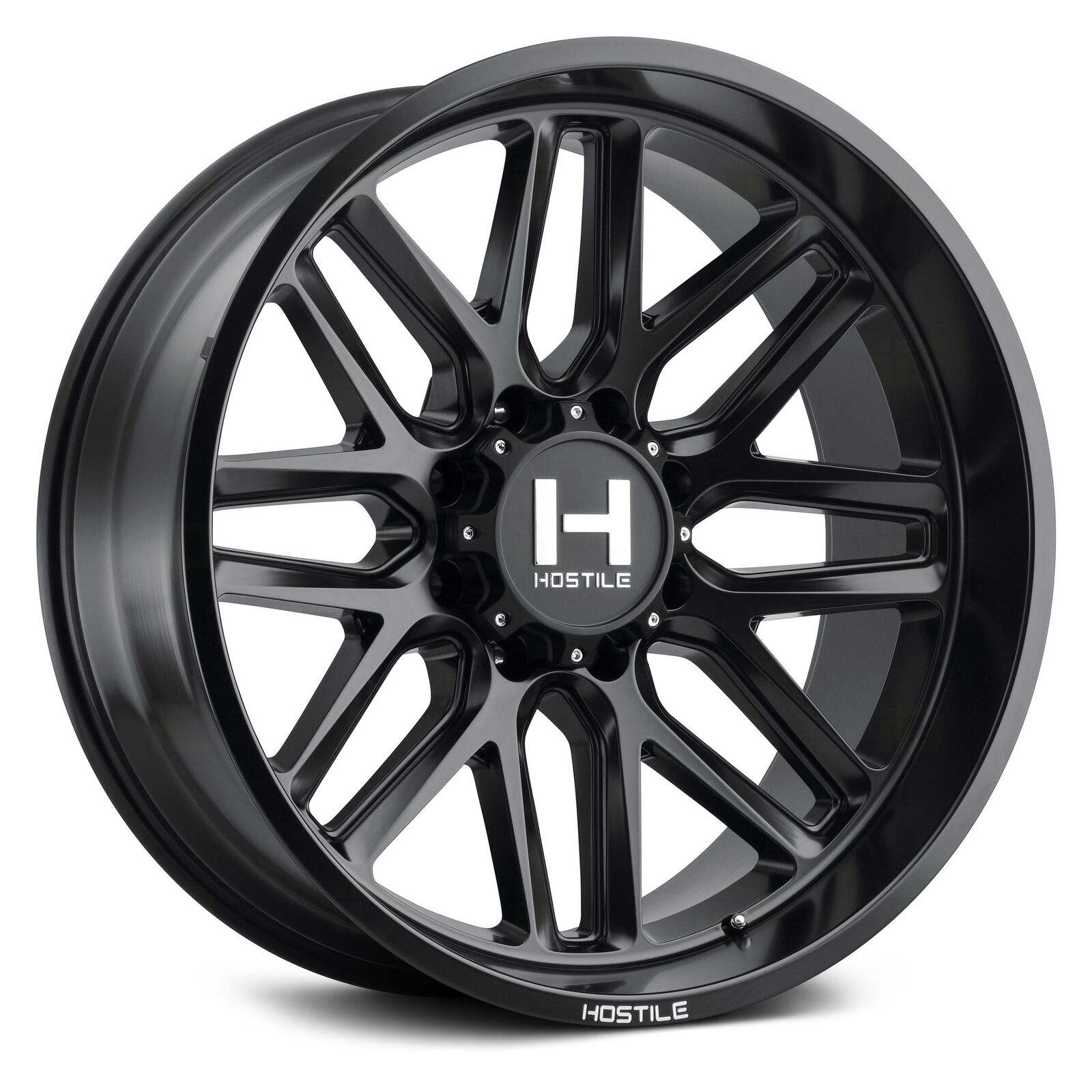 Hostile H120 VULCAN Wheel 20x10 (-19, 8x180, 125.2) Black Single Rim