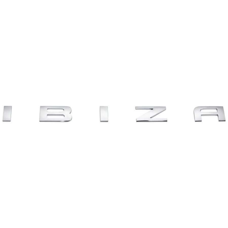 SEAT IBIZA lettering 6L 6J cupra chrome logo emblem original rear character badge