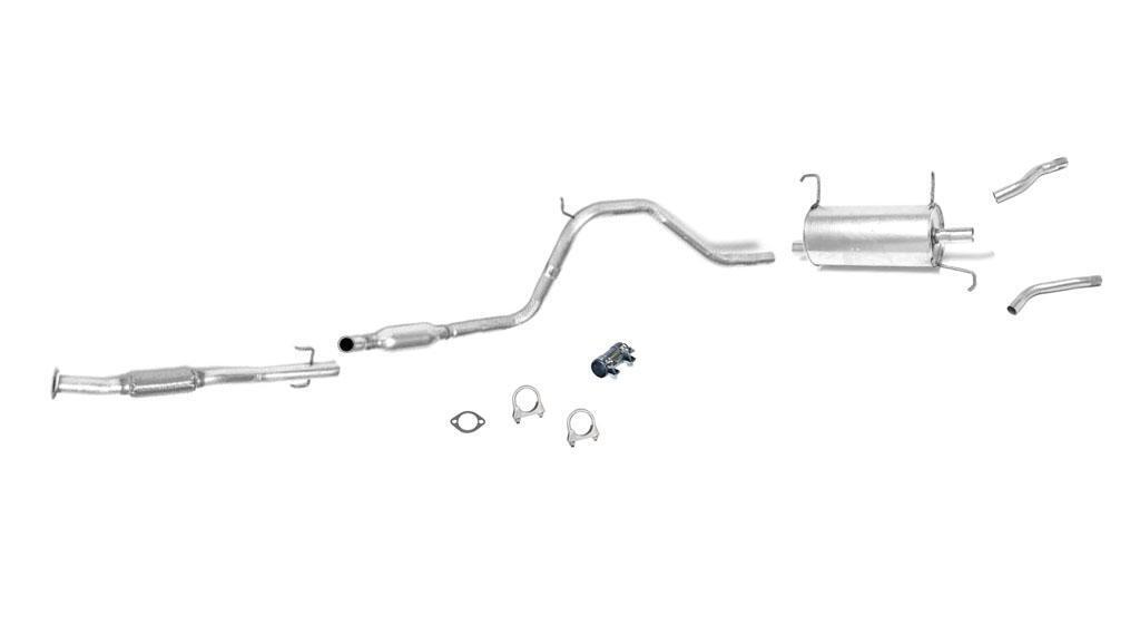Fits 1991-1996 Ford Escort 2 & 4 Dr & Wagon 1.9L Muffler Exhaust System