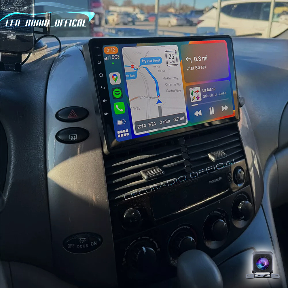 For Toyota Sienna 2004-2010 Android 12 Wifi GPS Carplay Car Radio Stereo