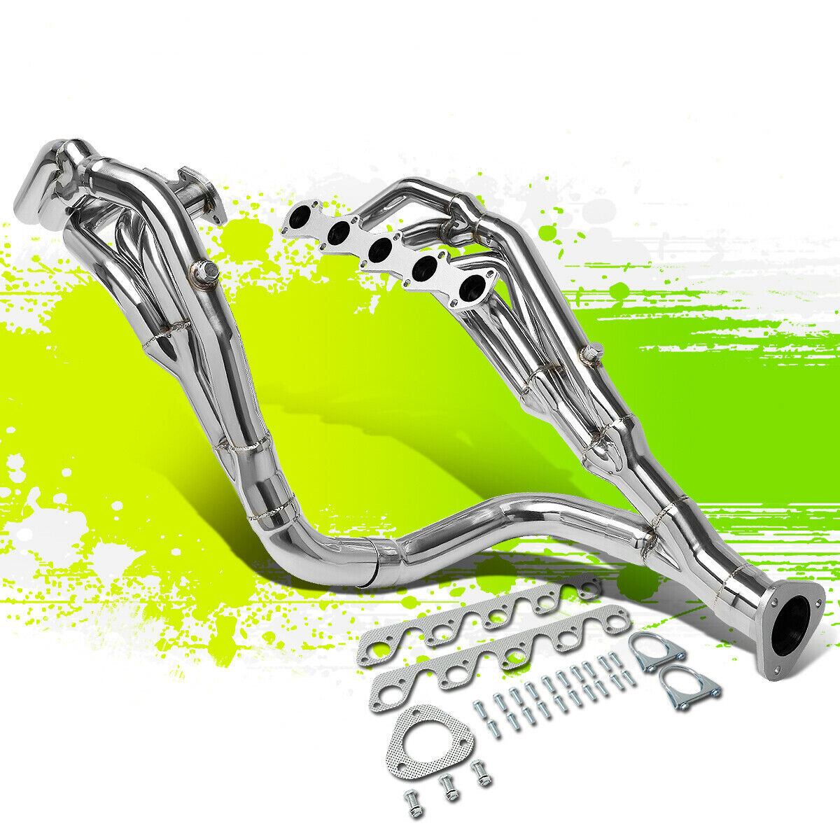 Stainless Steel Exhaust Headers for Ford F-250 F-350 Super Duty 6.8L V10 99-04