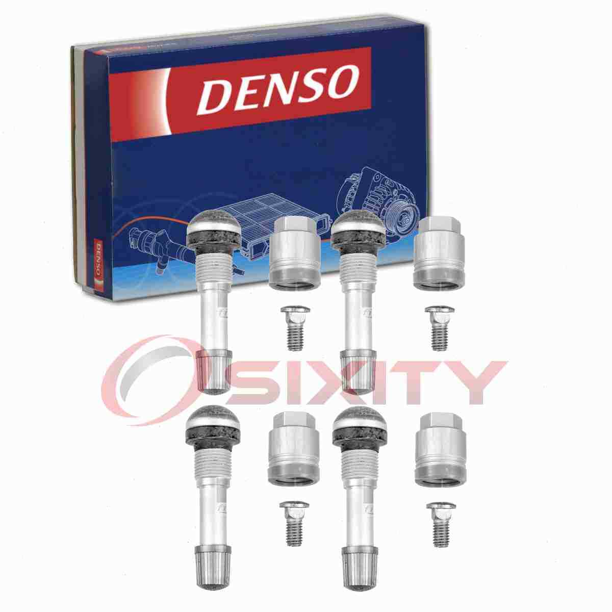 4 pc Denso TPMS Sensor Service Kits for 2009-2015 Bugatti Veyron 16.4 Tire yd