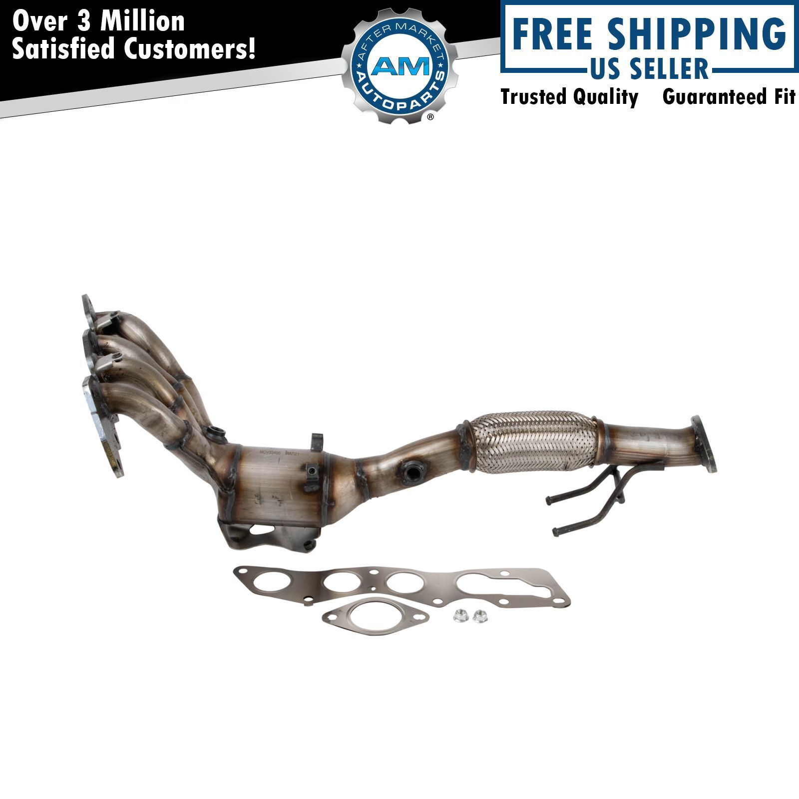 Exhaust Manifold Catalytic Converter Assembly Direct Fit for Ford Fusion 2.5L