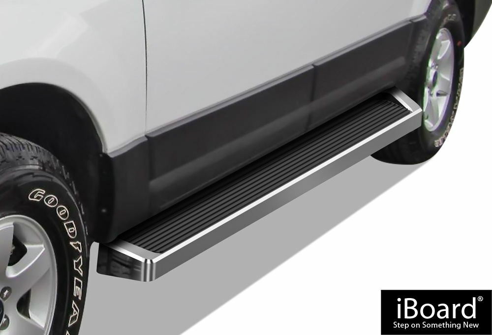Running Board Style Side Step 6in Silver Fit Ford Expedition 97-17