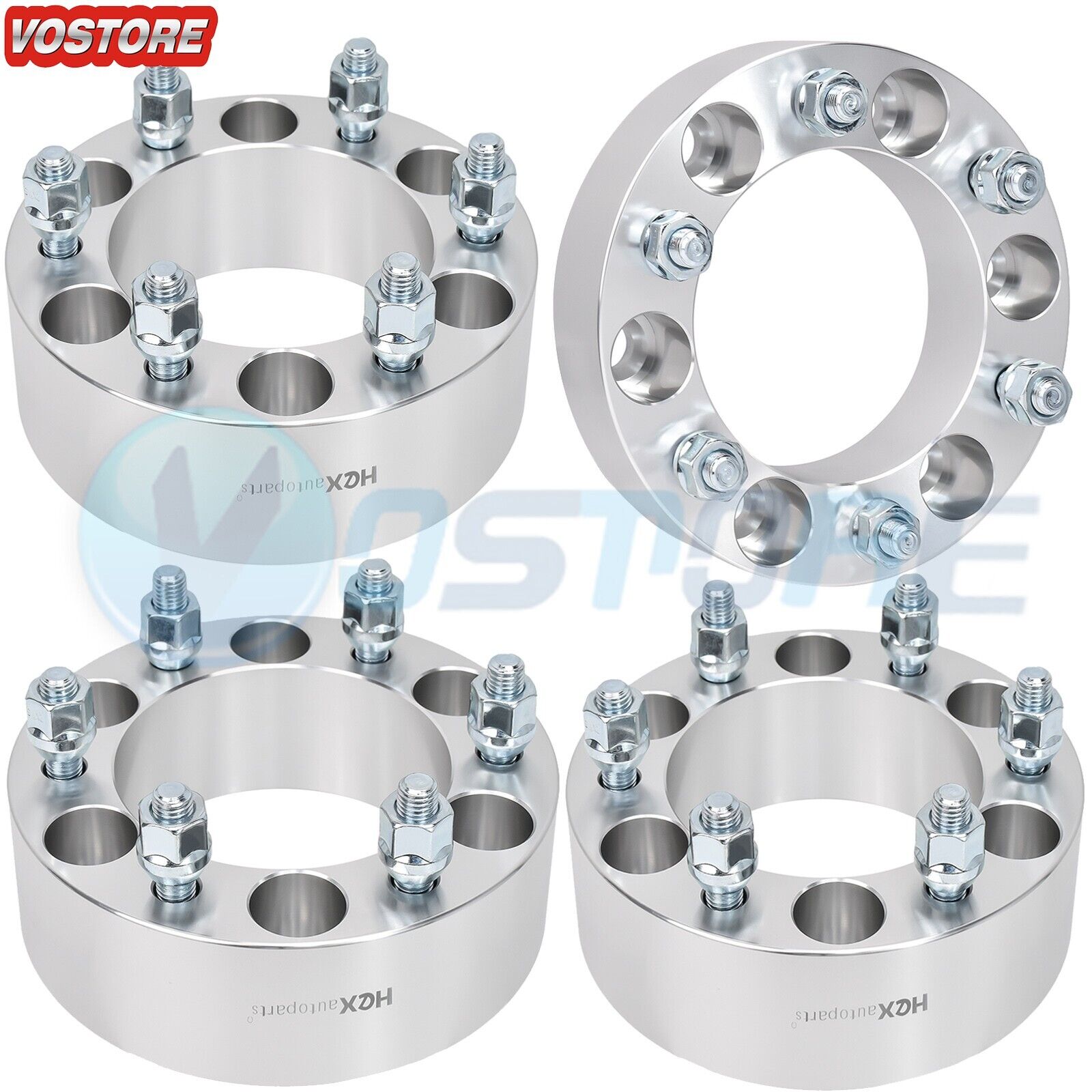 (4) 2\'\' 6 Lug Hubcentric Wheel Spacers Adapters 6x5.5 for Toyota Tacoma 4 Runner