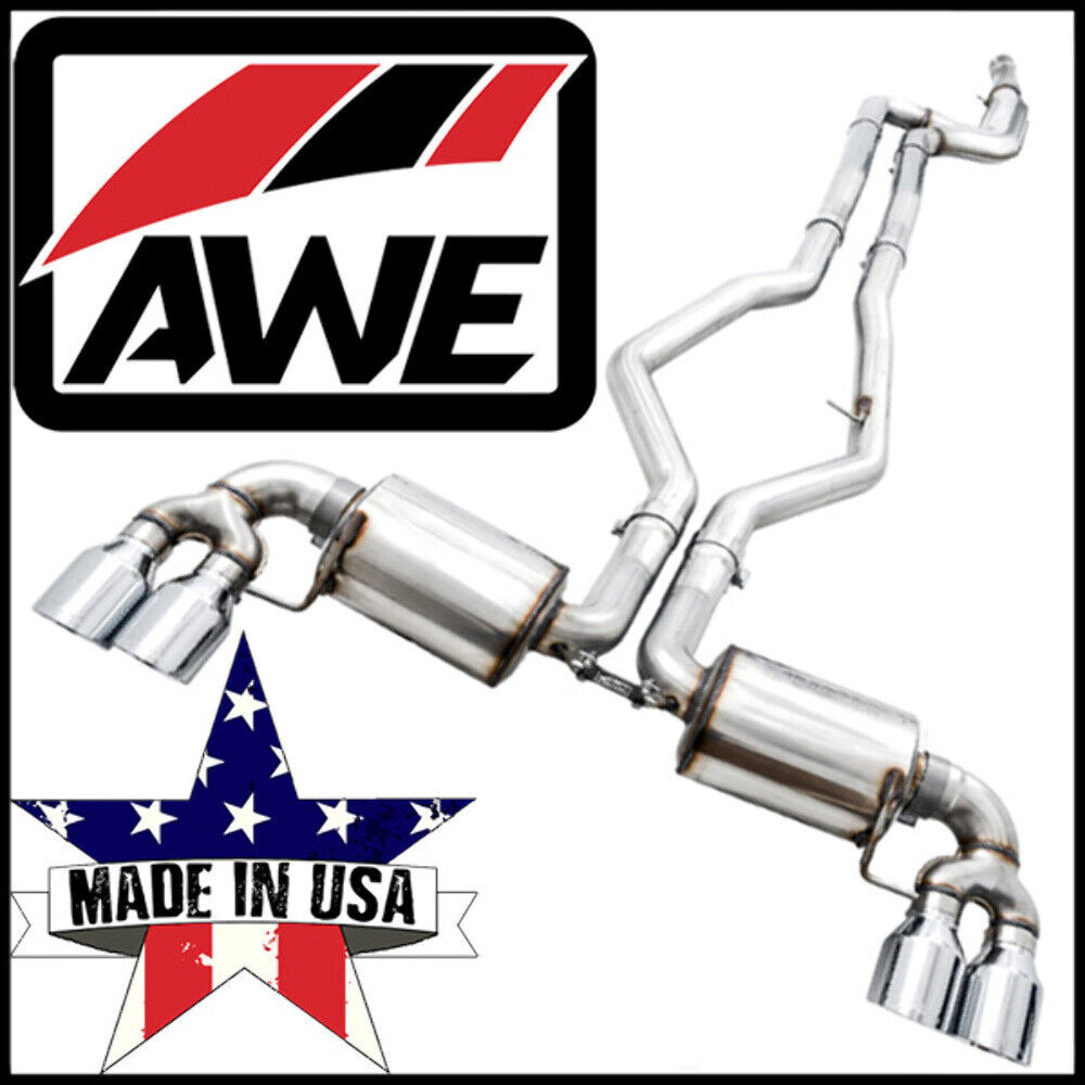 AWE Touring Cat-Back Exhaust System fits 2020-2024 BMW M340i M440i Base 3.0L