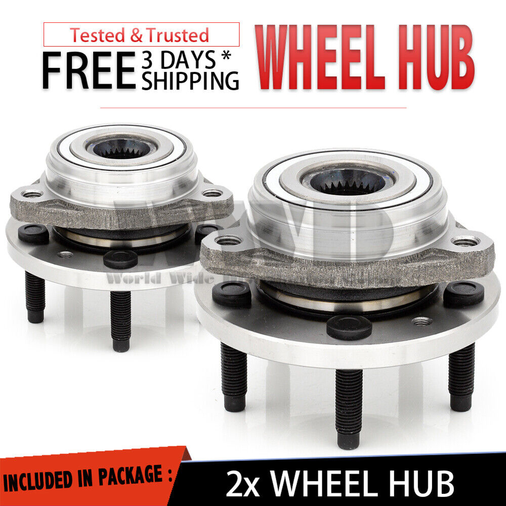 2x 513156 Front Wheel Hub Bearing Assembly For 1999-2003 Ford Windstar New Pair