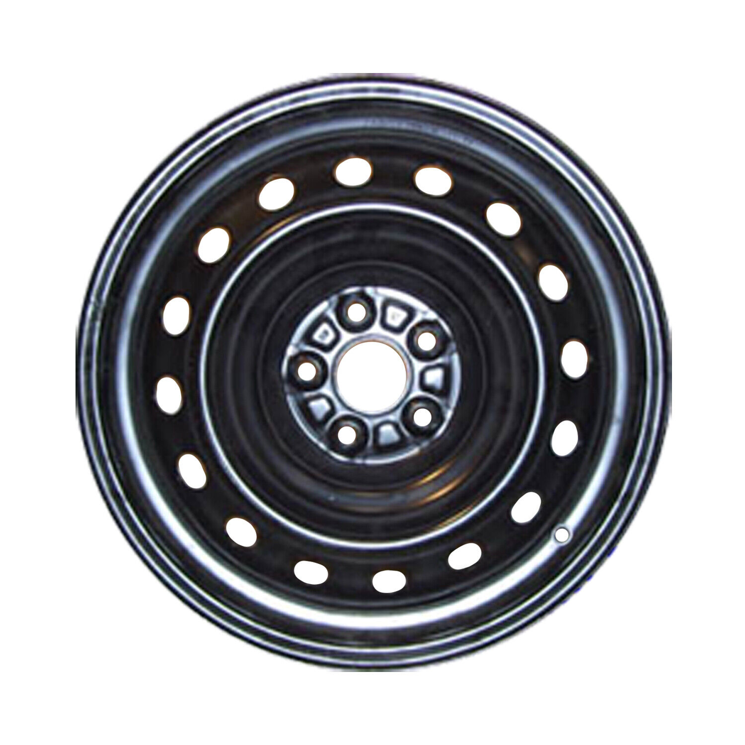 69542 Reconditioned OEM 15x6 Black Steel Wheel fits 2009-2020 Toyota Corolla