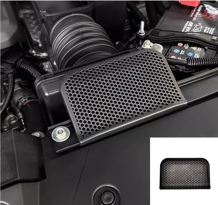 Black Engine Room Air Intake Outlet Guard Cover for Honda CR-V CRV Hybrid 23-24