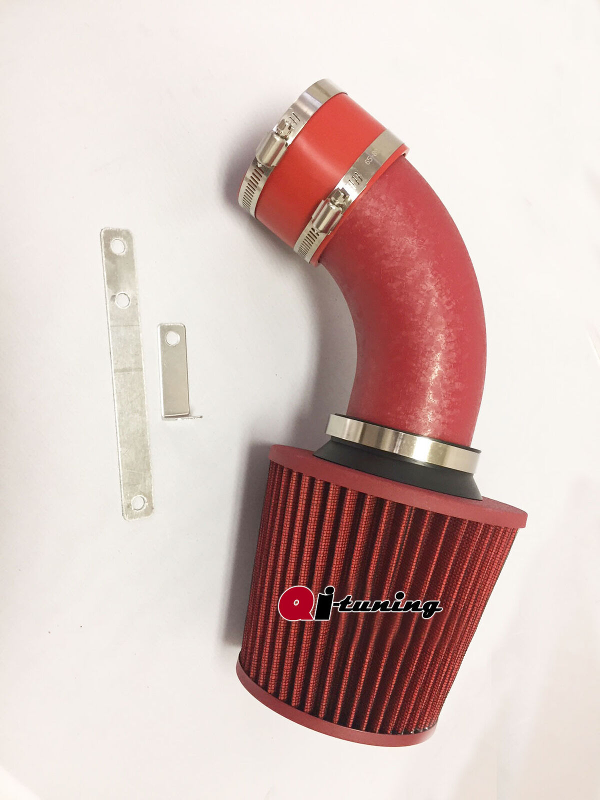 ALL RED COATED Air Intake System Kit&Filter for 1993-97 Isuzu Rodeo 2.6 4-cyl