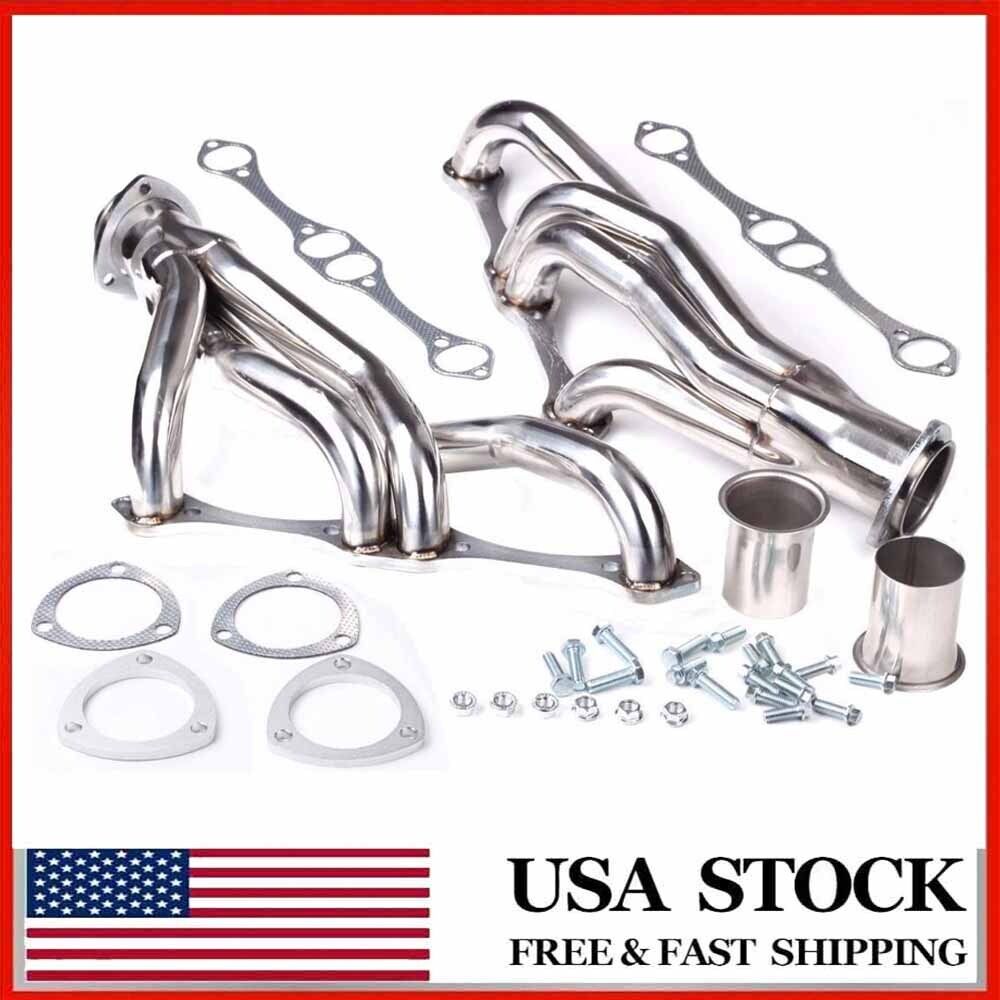 Small Block for Chevy 265-400 Stainless Headers for Buick Regal Oldsmobile 79-up