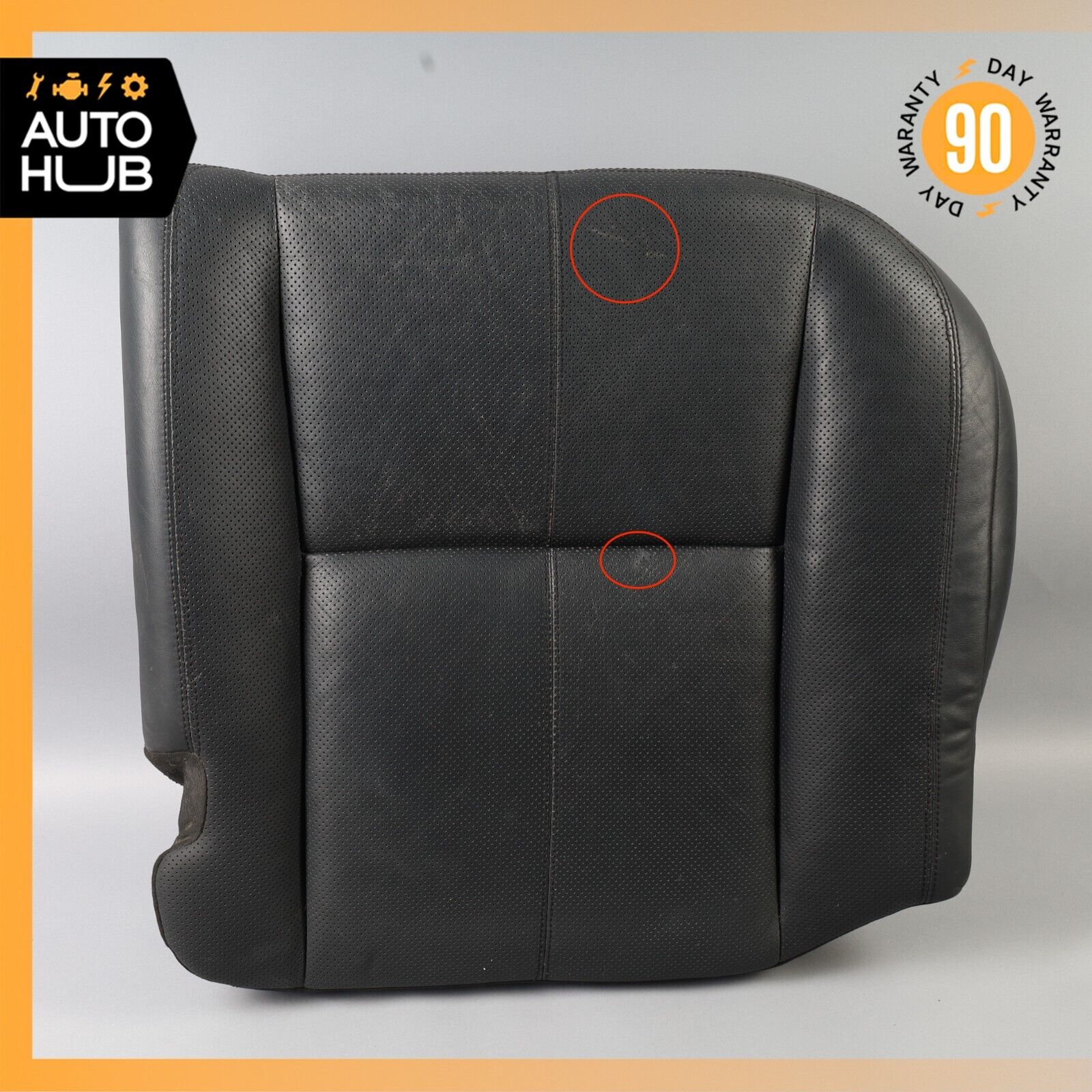Mercedes W221 S600 Rear Right Side Bottom Lower Seat Cushion Exclusive Black OEM