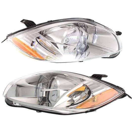 Headlight Set For 2006-2007 Mitsubishi Eclipse Left & Right Side w/ bulb