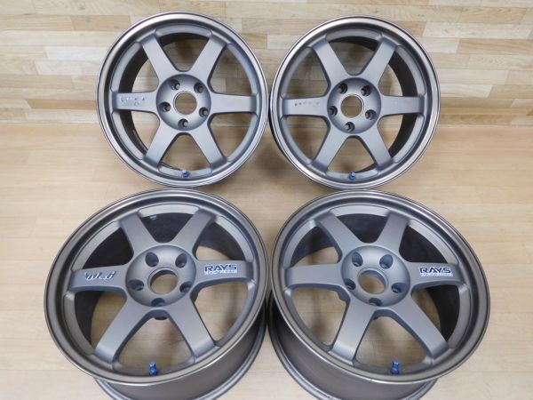 JDM 13-903 Forged Bronze RAYS TE3717in8.5J+30 Competition Lan Evo GTO No Tires