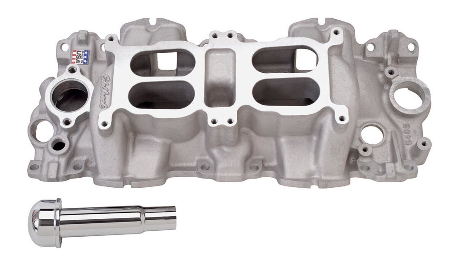 Performer RPM Dual-Quad Large Port Intake Manifold for Big Block Chevy 348 409
