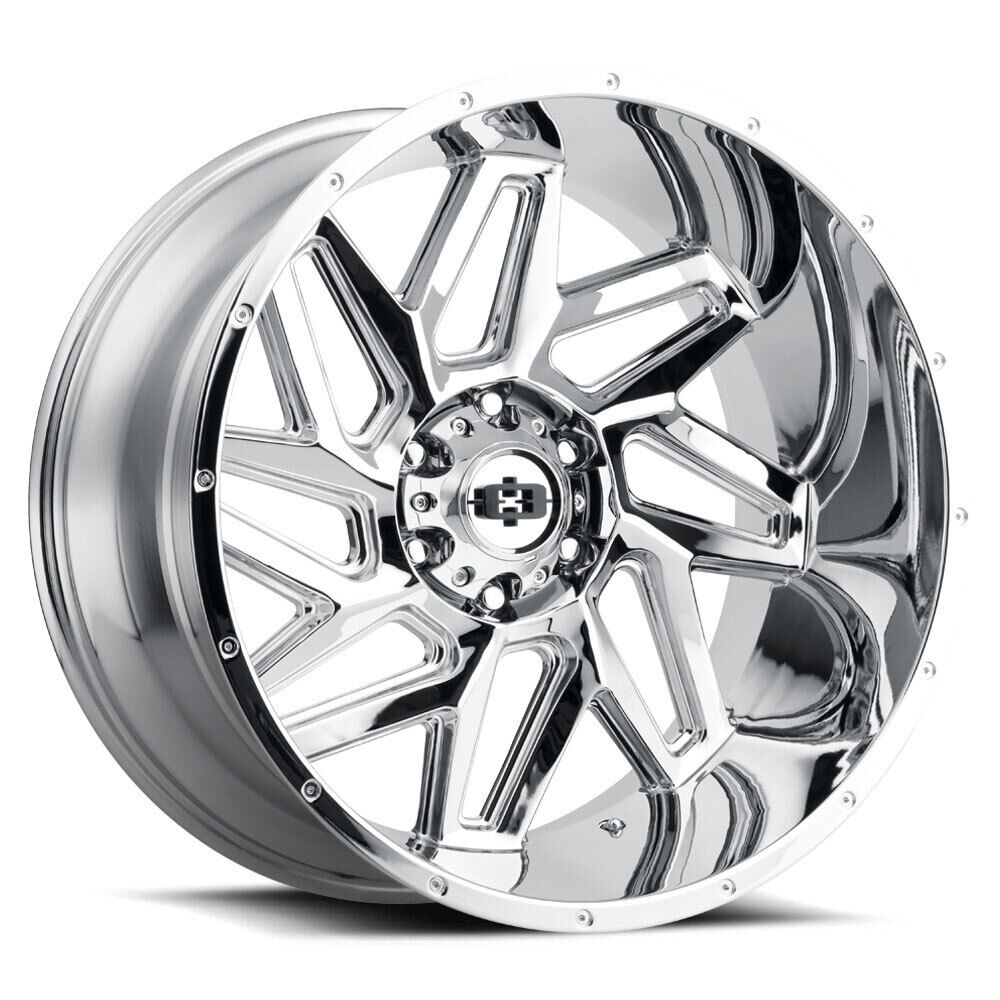 1 New Vision 20X9 5x5.5 5x139.7 12 Chrome Spyder Wheel/Rim