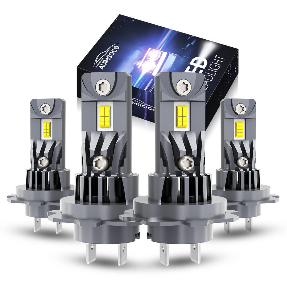 For Mercedes-Benz C250 C300 C350 - 4X Combo Headlight High + Low Beam LED Bulbs
