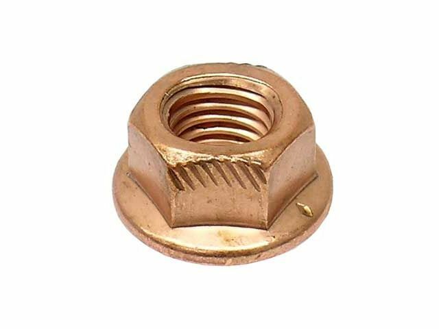 For 1993-1994 BMW 740iL Exhaust Nut 45969JR Copper Lock Nut (8 mm) - Exhaust