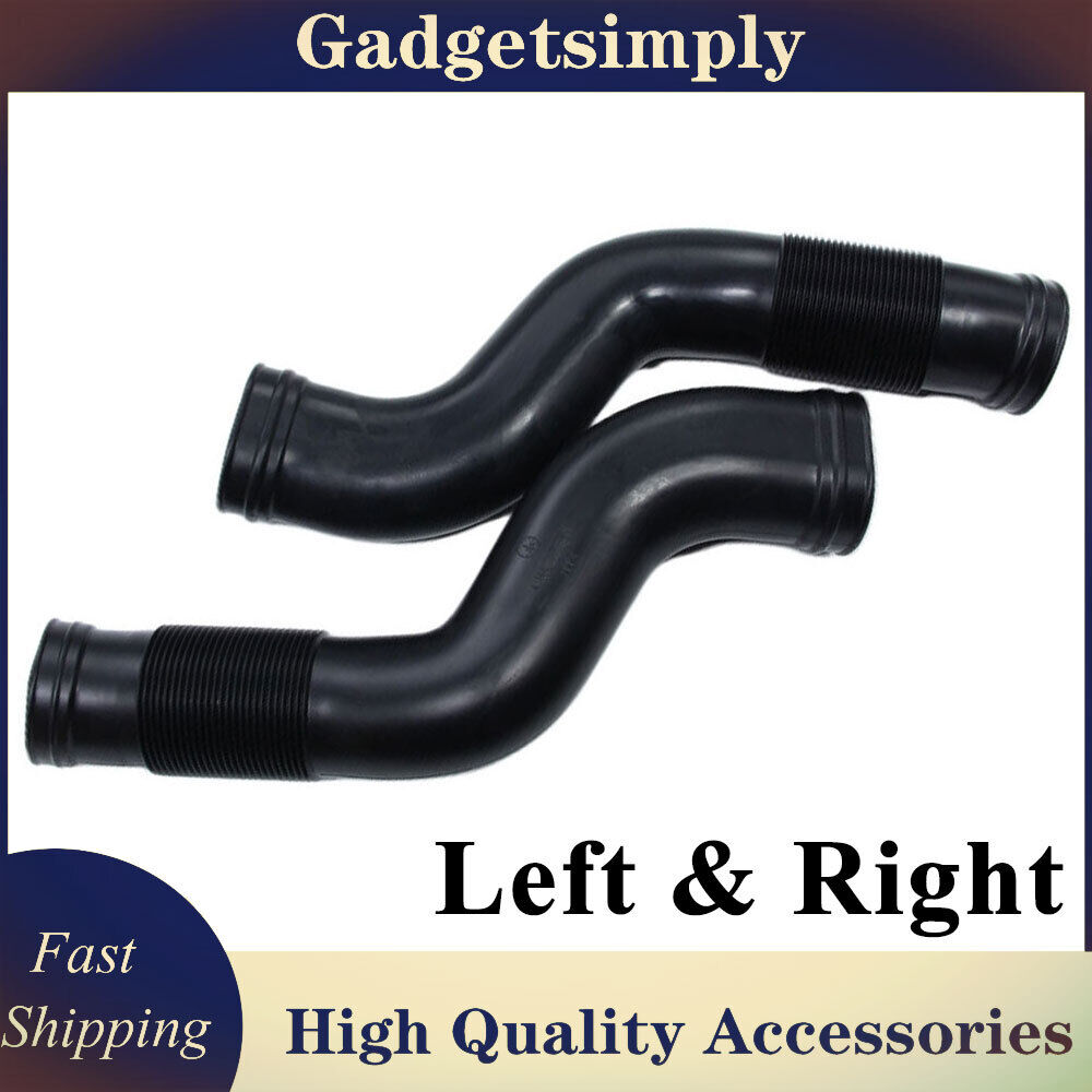 Set of 2 Air Intake Duct Hose Left & Right Fit Benz W164 ML350 GL450 1645051361