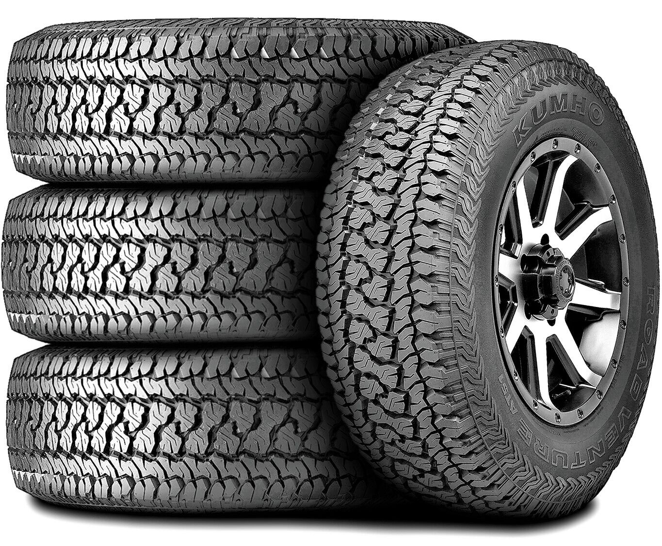 4 Tires LT 285/70R17 Kumho Road Venture AT51 A/T All Terrain Load E 10 Ply
