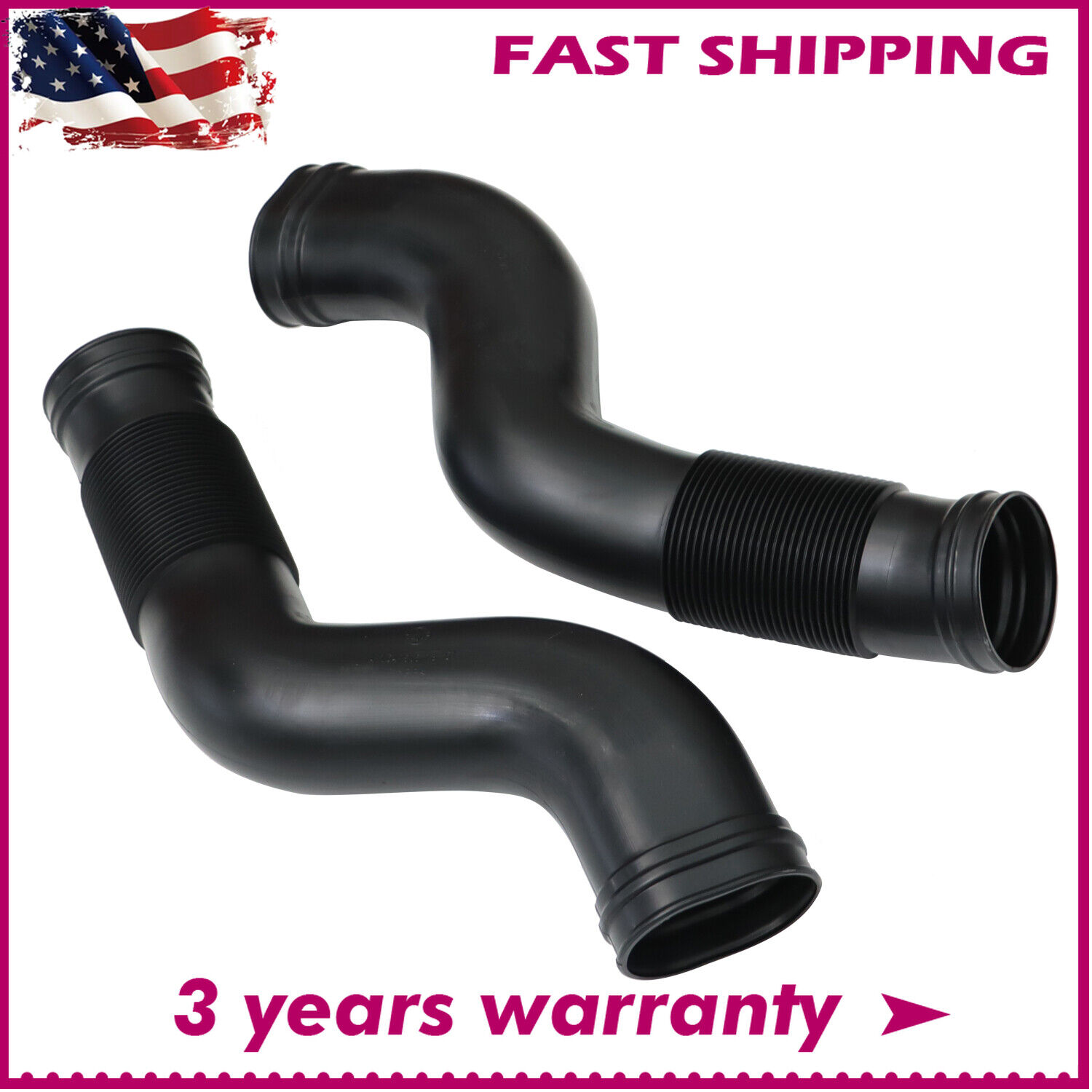 Left & Right Air Intake Duct Pipe Hose For Mercedes Benz ML350 ML300 GL450 New