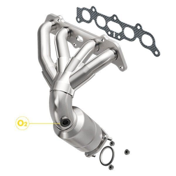 For Toyota Camry 97-01 Exhaust Manifold with Integrated Catalytic Converter