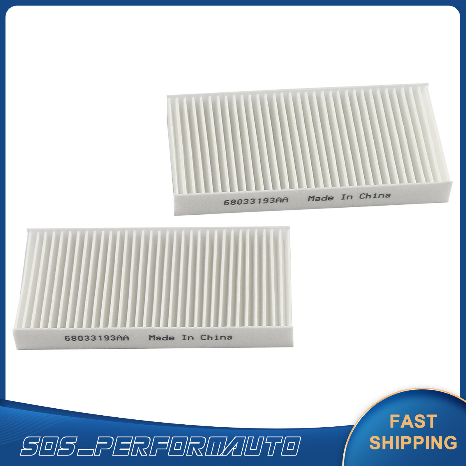 Cabin Air Filter A/C Fit 2007-2012 Dodge Nitro 2008-2013 Jeep Liberty 68033193AA
