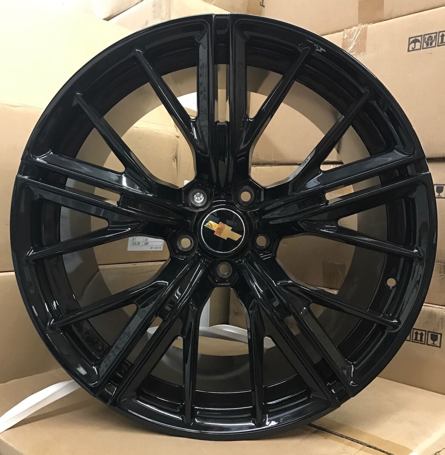 20'' inch ZL1 Wheels Gloss Black with Tires fit Chevy Camaro 20X10 20X11 LS SS