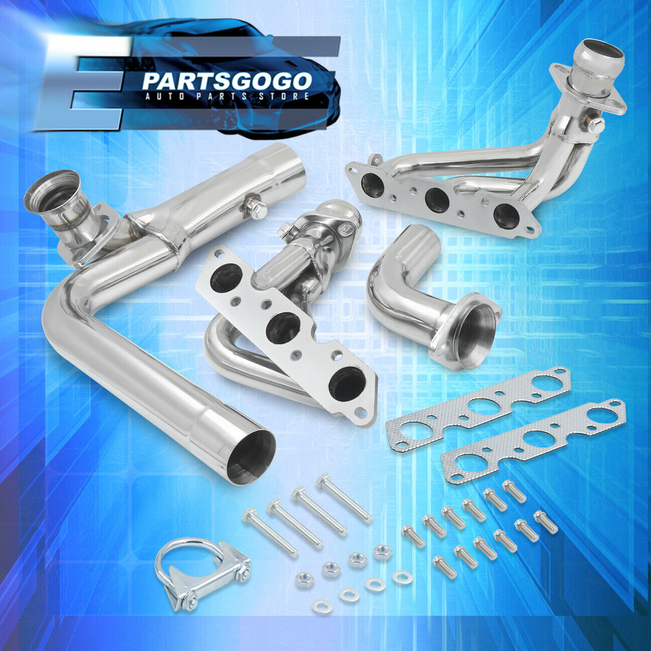 For 95-02 Chevy Camaro Firebird 3.8L V6 Stainless Steel Exhaust Headers Manifold