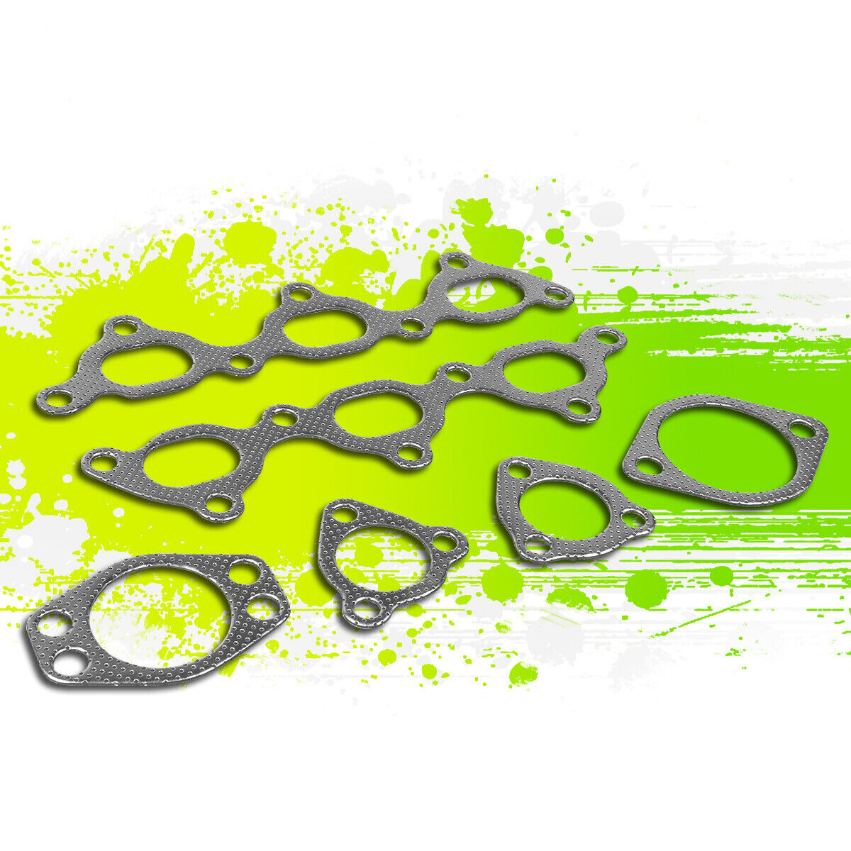 FOR 91-99 3000GT VR-4/STEALTH R/T TURBO 3.0L EXHAUST HEADER GASKET 95 96 97 98