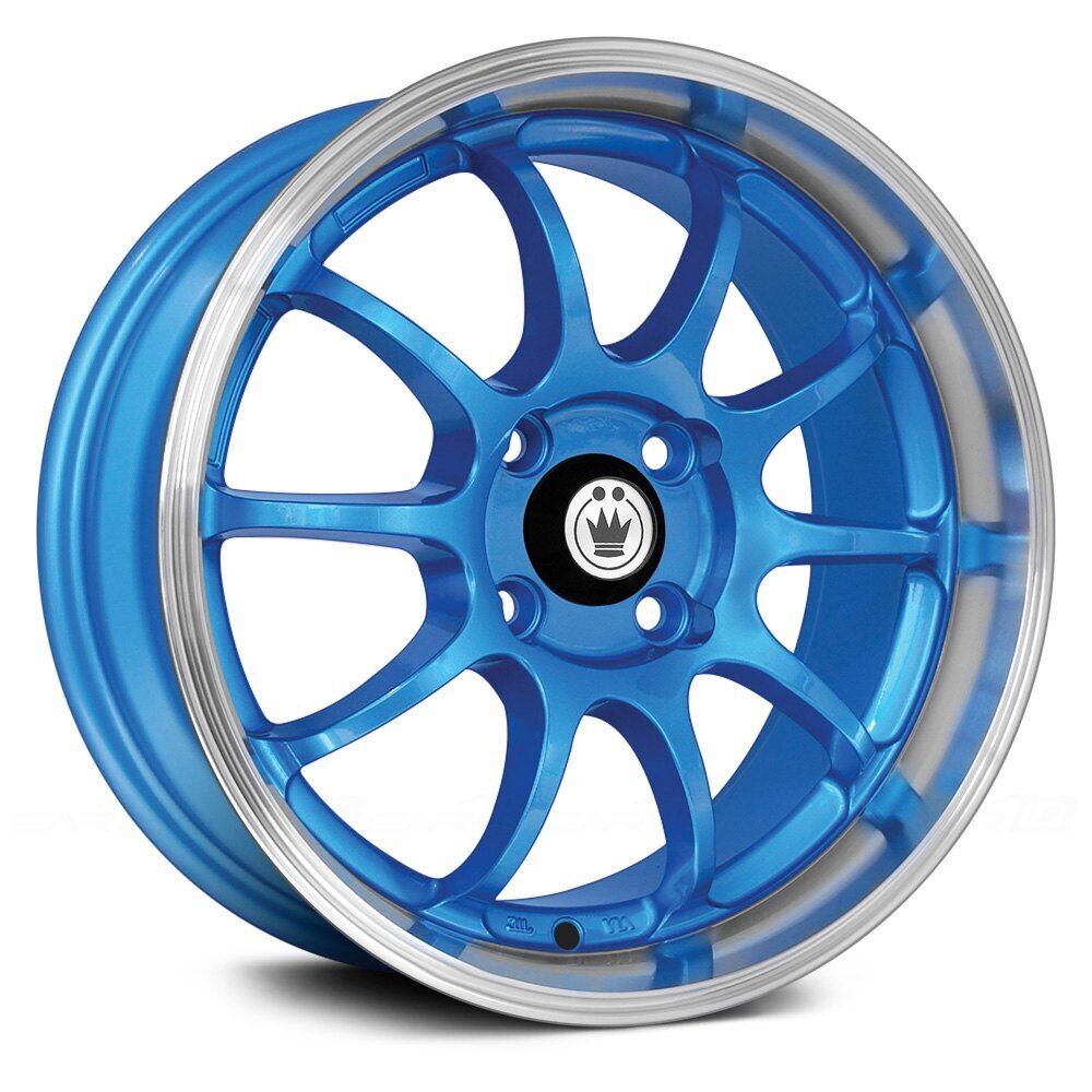 Konig Lightning Wheel 15x7 (38, 4x100, 73.1) Blue Single Rim