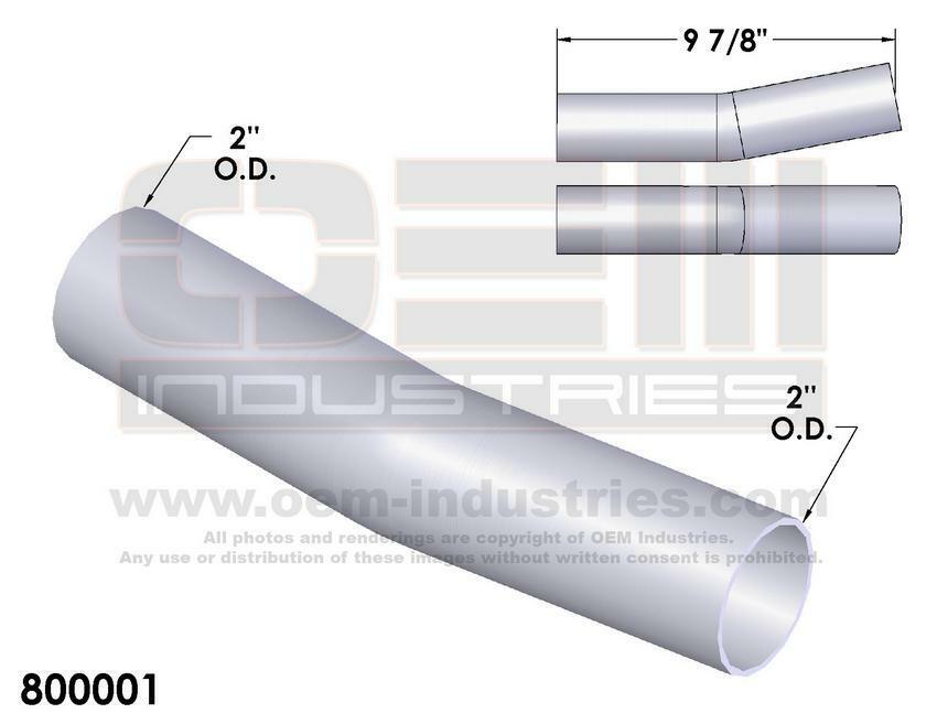 Exhaust Tail Pipe Fits: 1985-1987 Oldsmobile Calais 2.5L L4 GAS OHV