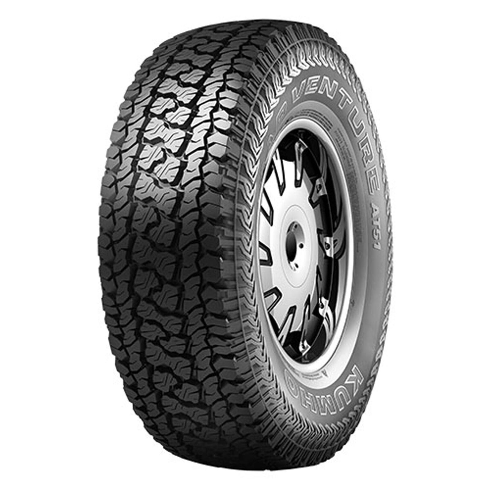 1 New Kumho Road Venture At51  - Lt33x12.5r15 Tires 33125015 33 12.5 15