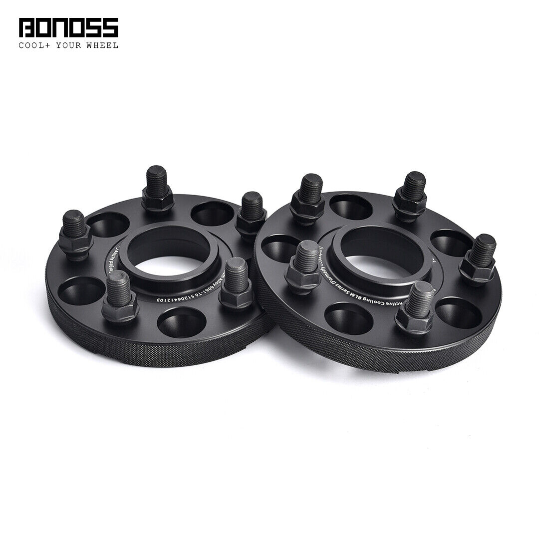  2pcs 20mm Black Hubcentric Wheel Spacers for Mitsubishi FTO 1994-2001